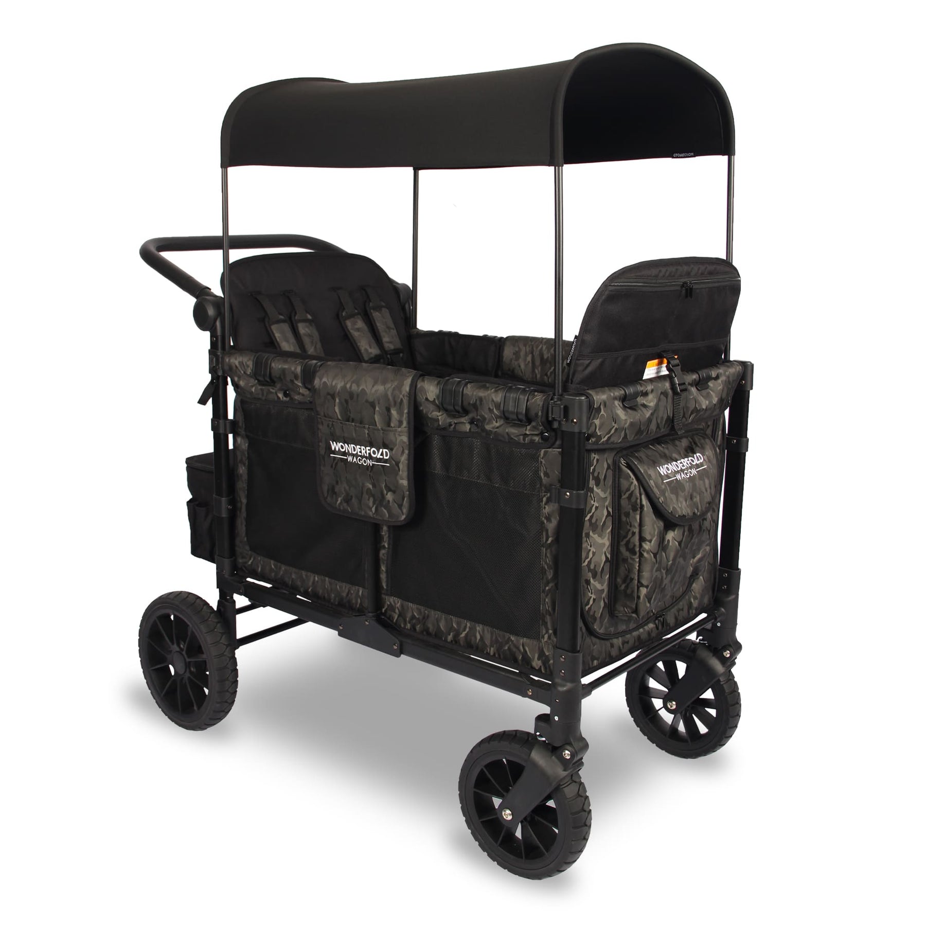 Wonderfold Wagon W4 Luxe Quad Stroller Wagon (4 Seater) - Shadow Green Camo