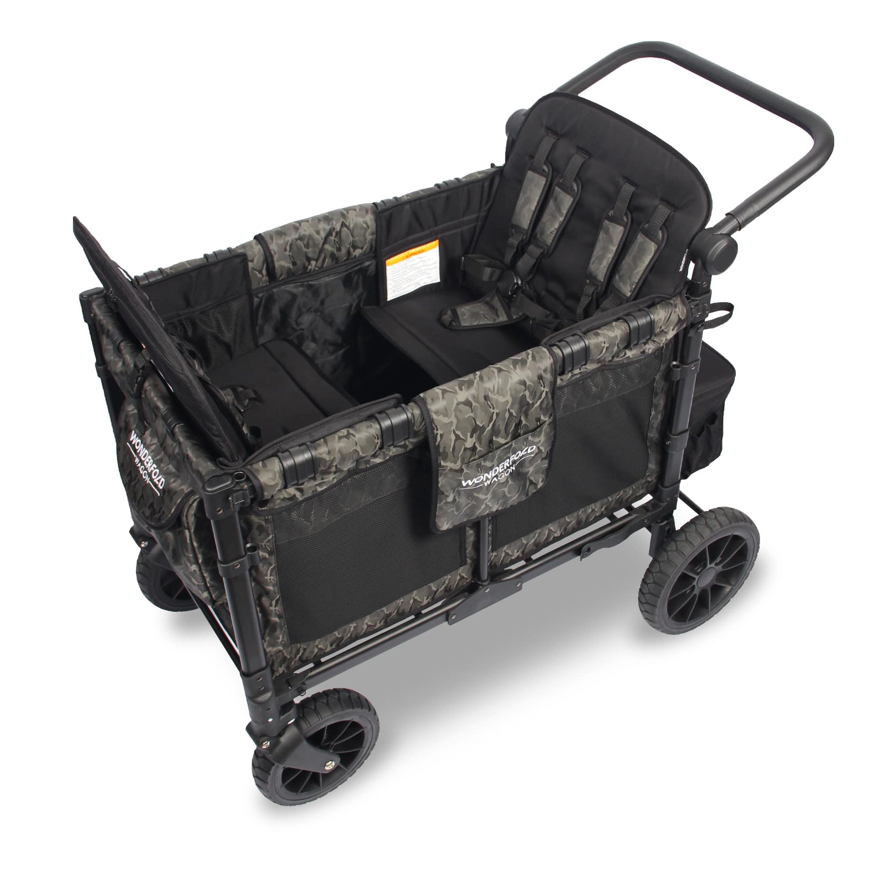 Wonderfold Wagon W4 Luxe Quad Stroller Wagon (4 Seater) - Shadow Green Camo