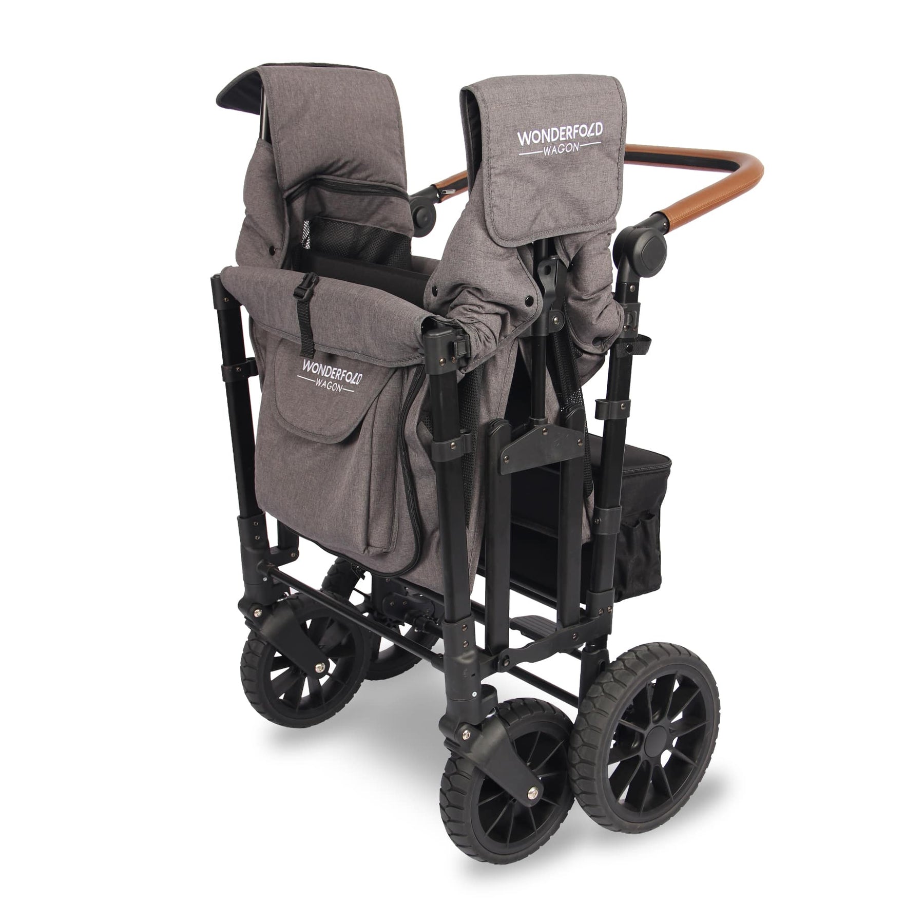 Wonderfold Wagon W4 Luxe Quad Stroller Wagon (4 Seater) - Grey